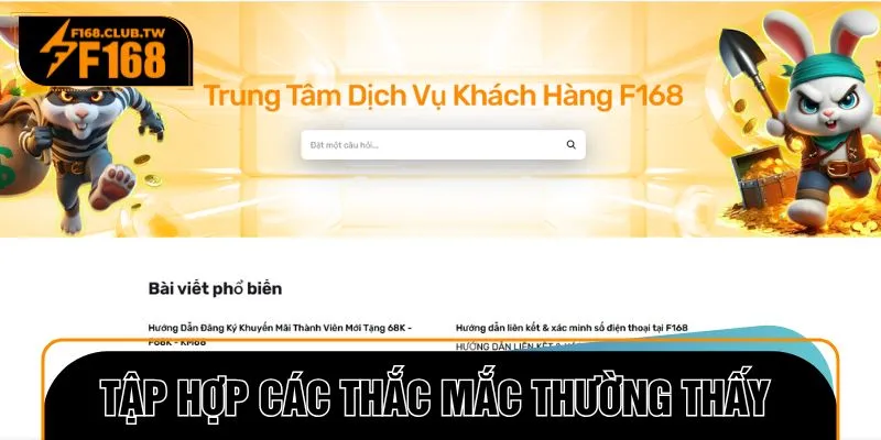 Tập hợp các thắc mắc thường thấy về đăng ký F168
