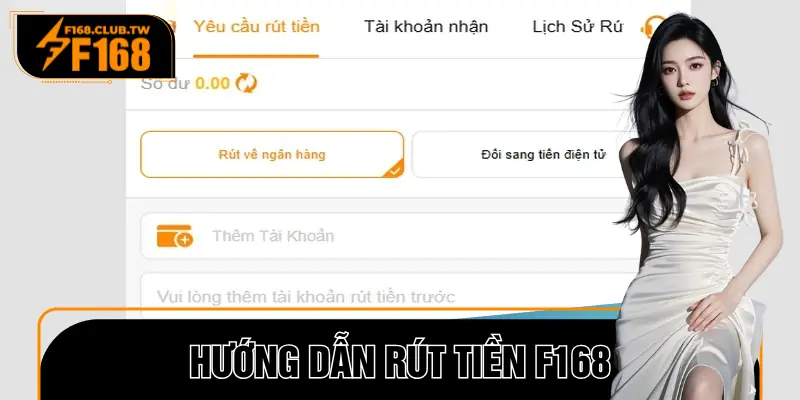 Quy trình rút tiền F168 đầy đủ